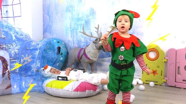 Дед Мороз, ты все спишь - Новогодняя Детская песня от Кати и Димы смотреть онлайн