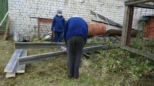 В Деревне ....кОзлы для распилки дров своими руками