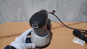 Распаковка шлифмашинки Зубр ЗОШМ-450-125