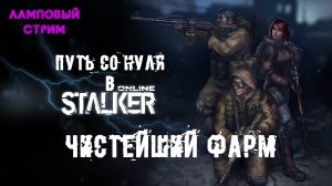 Путь с нуля в Stay Out (Stalker Online) СТРИМ Чистый фарм