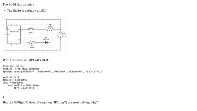 PIC12F629 Doesn't react on input (2 Solutions!!) смотреть онлайн