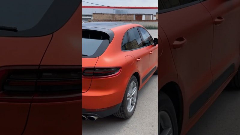 Porsche MACAN - Oracal Orange chronium matt