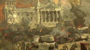 Диорама Штурм Берлина в музее Победы