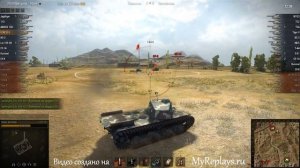 WOT: Степи - FCM 50(t) - 5 фрагов -