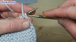 Идеальный Край Косичкой в платочной вязке Идеальная косичка по кромке