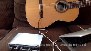 Cordoba F7 Paco Classical Guitar KNA NG-2 Pickup M-Audio Interface