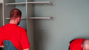 Монтаж встроенного шкафа-купе