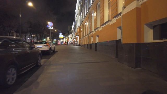 Moscow walk. Night bike ride through the center, January 25, 2023 смотреть онлайн