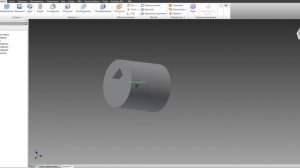 Урок 7 Создание резьбового отверстия в цилиндре