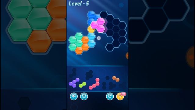 Block Hexa Puzzle Hero Level 5 Walkthrough