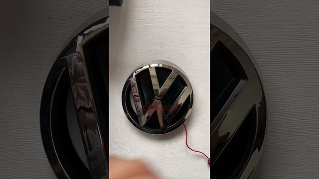 Volkswagen Logo LED Emblem Silver Unbox and Demo 2022- Does it work？