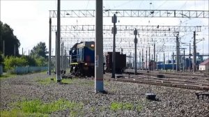 Манёвры ТЭМ2У-9297 по ст. Клещиха