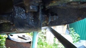 Ssang Yong Actyon Броня и подрамник, первые починушки!