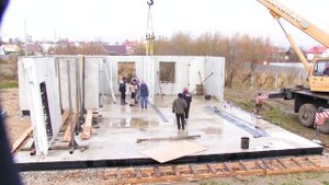 Таймлапс Монтажа Домокомплекта Стеновых Панелей БЭНПАН