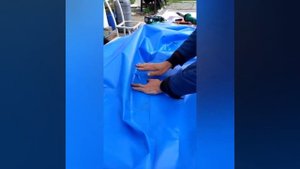 Самодельный бассейн из тентовой ткани ПВХ 180х70