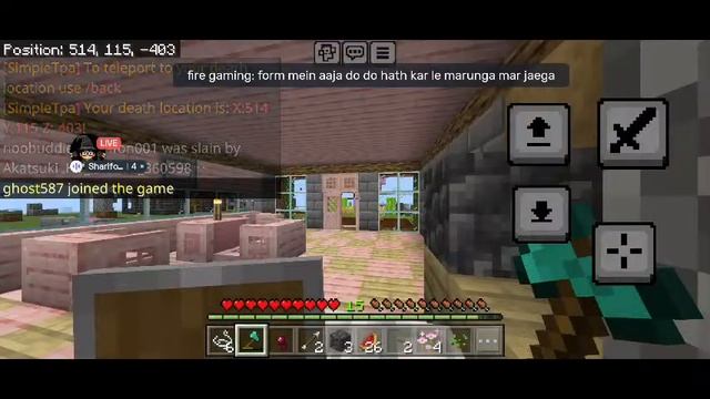 minecraft pocket And Java live smp | noobuddies smp | Minecraft java+pe смотреть онлайн