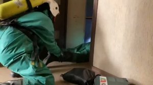 Тренировка газоспасателей