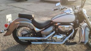 2003 Suzuki Intruder VL 800 l C50 l C800 Тюнинг выхлоп COBRA Classic Slashcut Exhaust