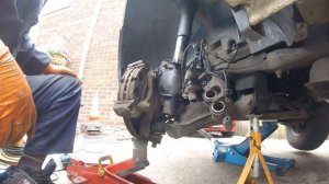 How to remove the lower arm VW Crafter, Sprinter / Как снять нижний рычаг VW Crafter, Sprinter