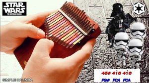 IMPERIAL MARCH (DARTH VADER THEME) ||•Kalimba Easy Tutorial•||