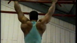 Samir Bannout - American Muscle Magazine - back training (1989)