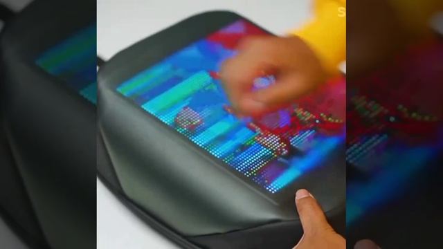 Рюкзак с LED панелью. Ссылка в описании