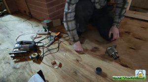 Установка слива с сухим затвором в бане
