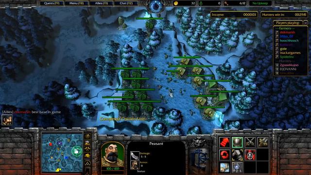 WarCraft 3   Farmer vs Hunter #131 Farmer
