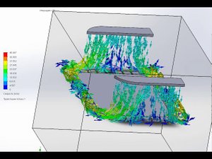 Симуляция движения воздуха в SOLIDWORKS