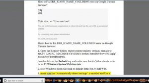 Fix ERR_ICANN_NAME_COLLISION error on Google Chrome