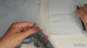 Прибавки до и после погона. Джемпер рукав-погон. МК. Часть №3