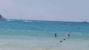 Пляж в Китае.Фотосессия китайцев на море.