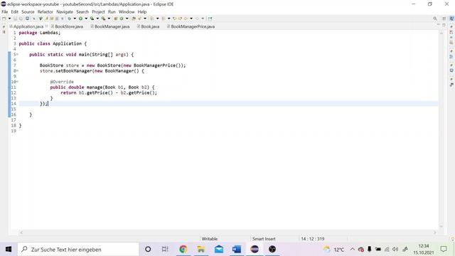 Java Lambda Anwendungsbeispiel | Java Tutorial für Fortgeschrittene