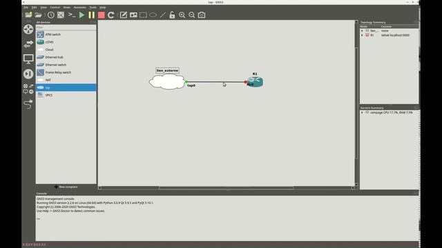 creation et utilisation interface TAP dans gns3 смотреть онлайн