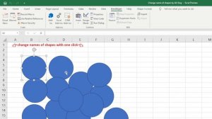 Excel VBA - Rename all shapes in a second