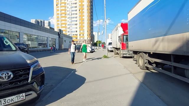 НОВОСИБИРСК 4К/ПРОГУЛКА ПЕШКОМ ПО УЛ.КРОПОТКИНА ОТ КРАСНОГО ПРОСПЕКТА ЧЕРЕЗ   ИППОДРОМСКУЮ/ИЮНЬ 202