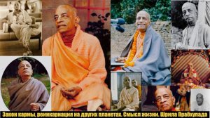 Закон кармы, реинкарнация на других планетах. Смысл жизни. Шрила Прабхупада