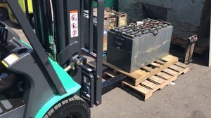 Side Shifting Fork Positioner demonstration Mitsubishi Forklift New York Dealer