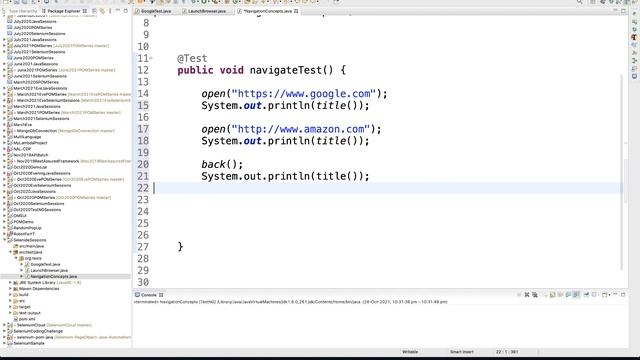 #3 - Selenide - Back & Forward ButtonSimulation| Refresh Page смотреть онлайн