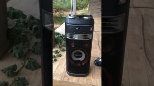 LG Xboom OL100 Sound and Bass Test At Backyard At Lower Volumes