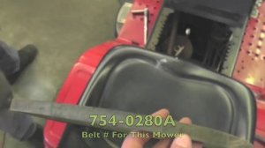 How To Replace The Drive Belt On An MTD Variable Speed Riding Mower with Taryl