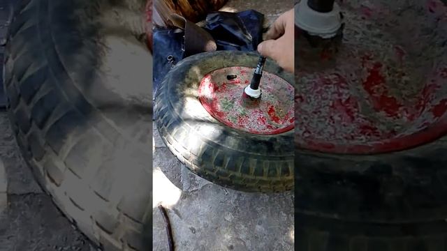 ремонт колеса садовой тележки за 15 минут смотреть онлайн