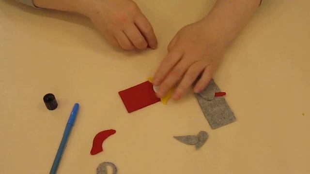 «Красная Шапочка и серый волк» (создание пальчиковых кукол из фетра для настольного театра) смотреть онлайн