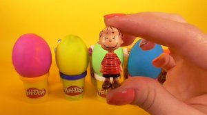 Играть Doh сюрприз яйца с SNOOPY и Чарли Браун