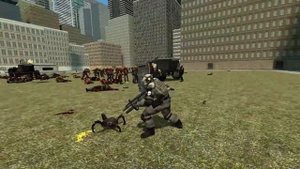 Garry's Mod : Combine defense : Zombie Invasion