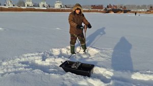 самодельный электро ледобур.