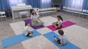 Няганские малыши занимаются нейройогой