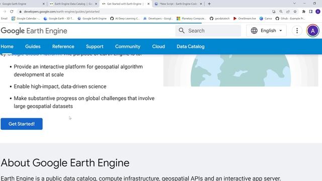 Getting Started with Google Earth Engine API смотреть онлайн