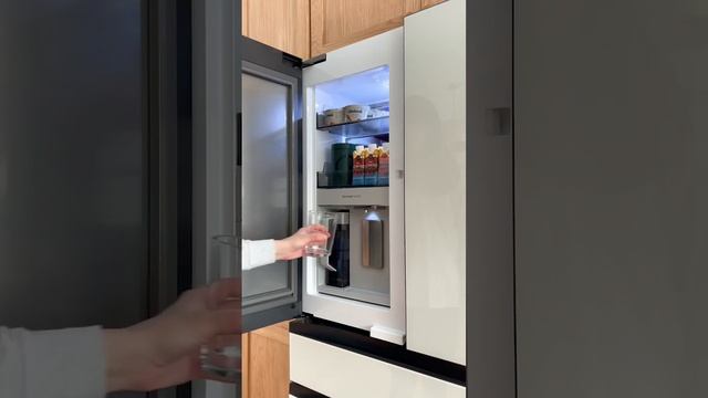 My favorite feature of our Samsung Bespoke Refrigerator. #kitchen #appliances #samsung