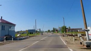 Краснодарский край. Станица Старощербиновская. Обзор ул. Красная и Краснопартизанская.